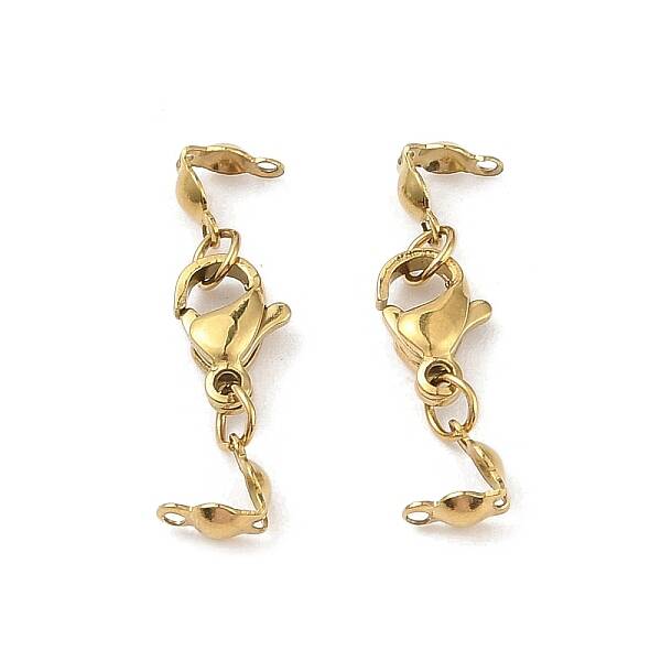 Ion Plating(IP) 304 Stainless Steel Lobster Claw Clasps