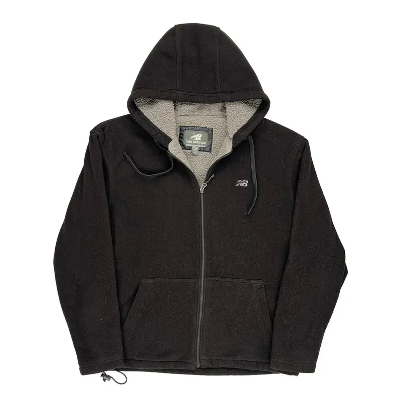 Fleece Lined New Balance Fleece Jacket - Medium Black Polyester | Size: medium