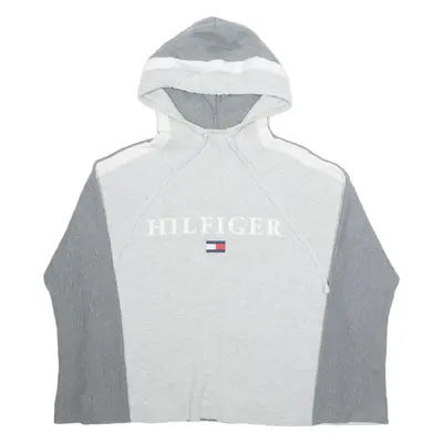 TOMMY HILFIGER Womens Grey Hoodie M