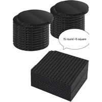 20PC sticky tape, 2*2in mat self-adhesive tape strips, multi-purpose non-slip double-sided snap-on fixing tape, sofa car carp...