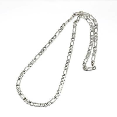 Tarnish Resistant 304 Stainless Steel Figaro Chain Necklace Making