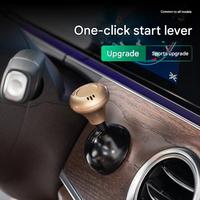 Metal Push Button Car One-touch Start Button Cover, One-touch Start Joystick, Universal Engine Ignition Engine Start Stop Con...