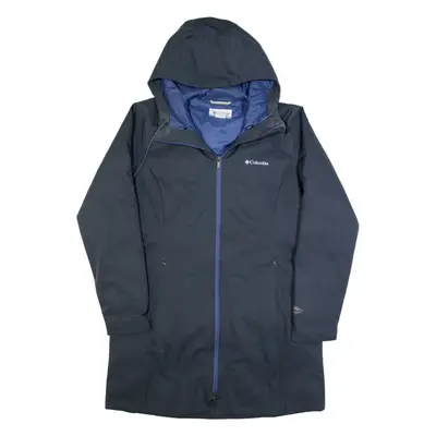 COLUMBIA Womens Coat Blue Hooded L