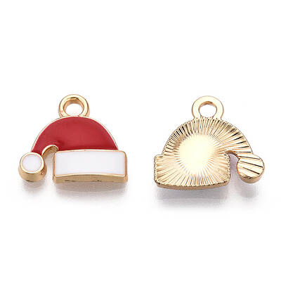 Golden Plated Alloy Enamel Charms