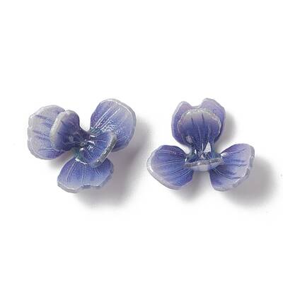 Opaque Resin Bead Caps