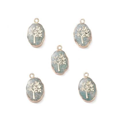 Natural Green Aventurine Pendants
