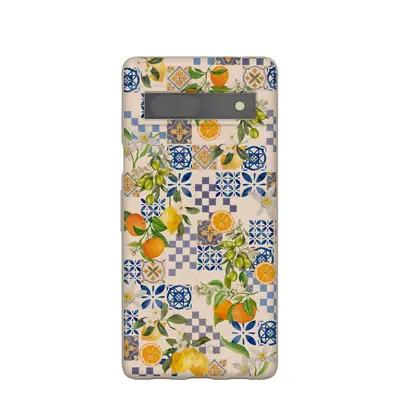 Seashell Amalfi Fruits Google Pixel 7a Case