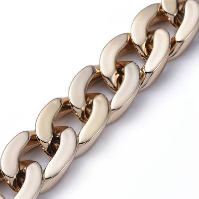 Handmade CCB Plastic Curb Chains