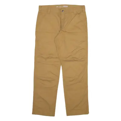 CARHARTT Mens Trousers Beige Relaxed Straight W34 L30