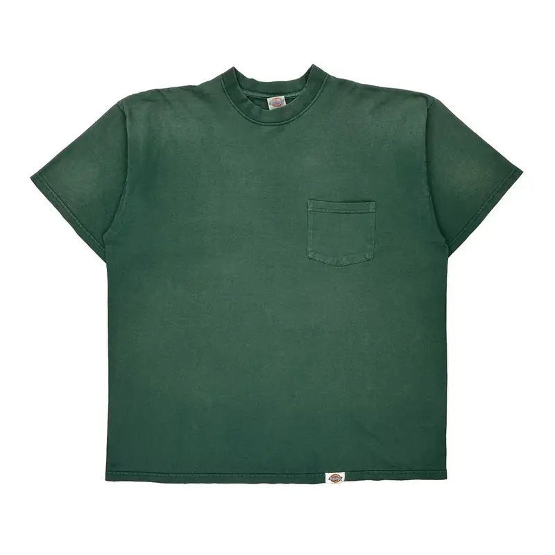 Dickies T-Shirt - 2XL Green Cotton