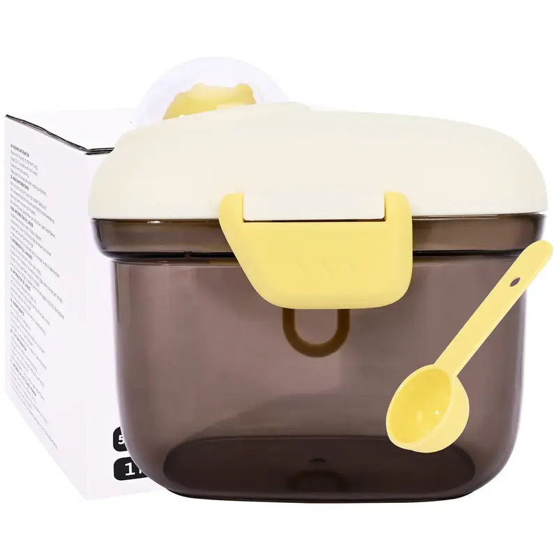 Bebamour Baby Formula Dispenser Container Portable Formula Dispenser Container with Scoop, Carry Handle and Date Maker for Tr...