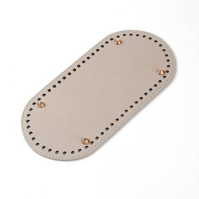 PU Leather Oval Bottom