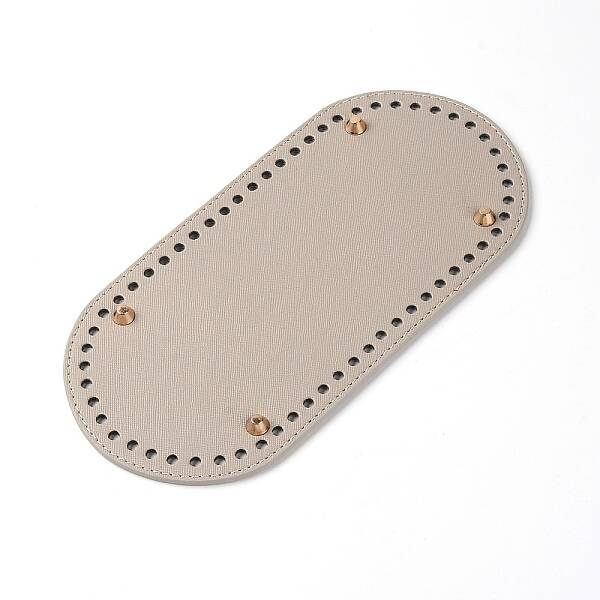 PU Leather Oval Bottom