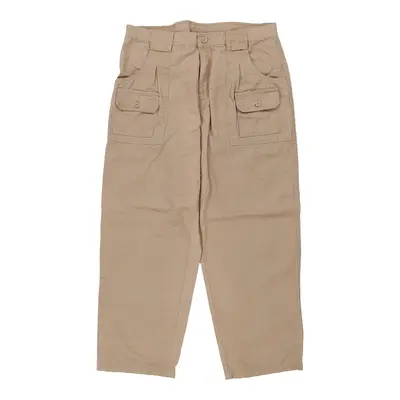Magellan Cargo Trousers - 36W 29L Beige Cotton Blend