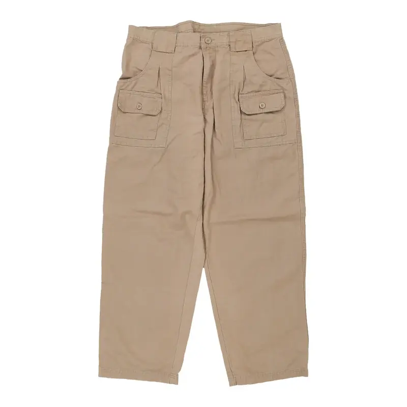 Magellan Cargo Trousers - 36W 29L Beige Cotton Blend