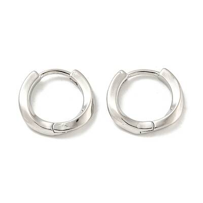 Brass Hoop Earrings