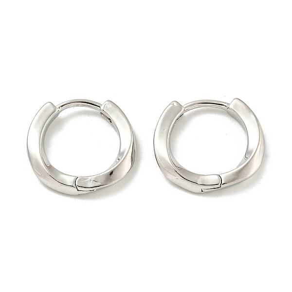 Brass Hoop Earrings