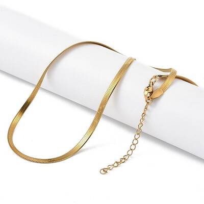 Ion Plating(IP) 201 Stainless Steel Chain Necklaces