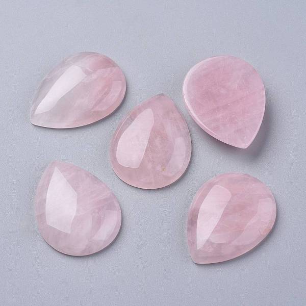 Natural Rose Quartz Cabochons