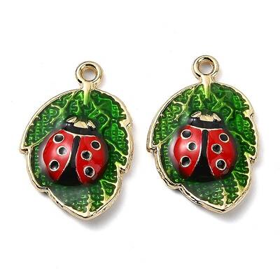 Rack Plating Alloy Enamel Pendants