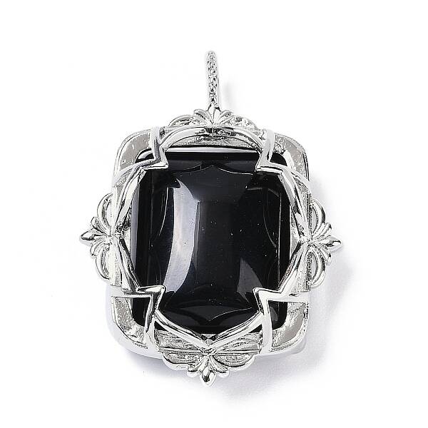 Natural Obsidian Pendants
