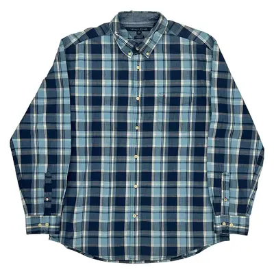 Tommy Hilfiger Checked Shirt - XL Blue Cotton