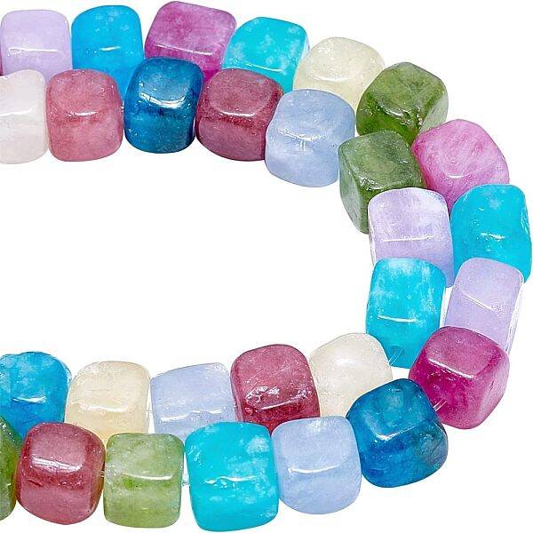 80Pcs 8 Style Natural Gemtone Beads