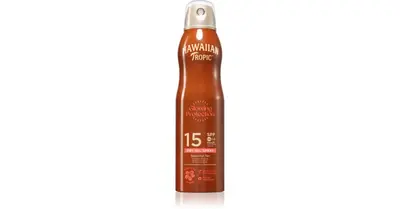 Hawaiian Tropic Glowing Protection Dry Oil Protective Sun Spray SPF 15 177 ml
