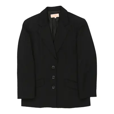 Byblos Blazer - Large Black Wool | Size: large