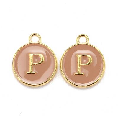 Golden Plated Alloy Enamel Charms