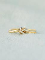 Women's Simple Knot Design Ring, Rings for Women, Promise Ring Jewelry for Party, Daily, Stackable Rings