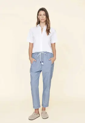 Pants X7chm117 Draper X7chm117 Dusty-Blue | Color: DUSTY BLUE | Size: XS