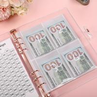 100-Pack Money Saving Challenge Binder - Durable Laminated $5050 Tracker, Pre-numbered Pockets for Organized Savings, 100 Env...