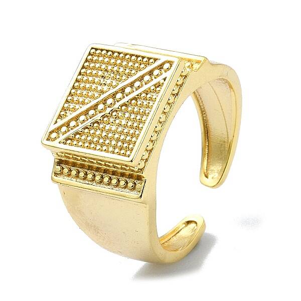 Brass Open Cuff Rings