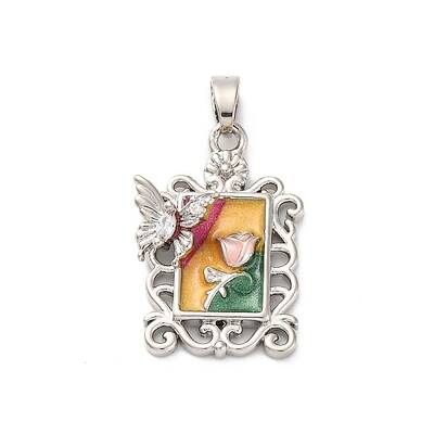 Brass Enamel Pendants