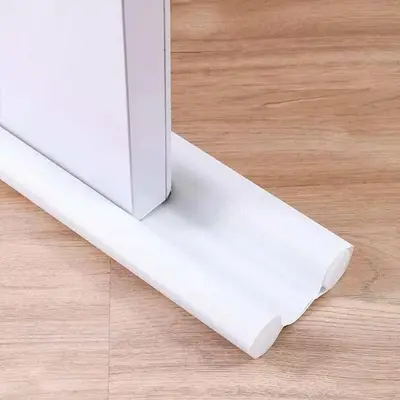 Twin Door Draft Stopper, Weather Stripping Noise Blocker, Adjustable Door Seal, Sweep Noise Stopper
