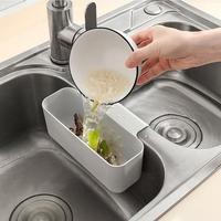 Kitchen Sink Drain Basket, 1 Count Sink Food Drain Basket, Modern Multifunctional Vegetable Washing & Drain Basket, Kitchen A...