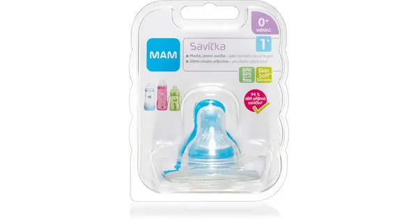 MAM Baby Teat V1 Slow Flow Bottle Teat 0months+