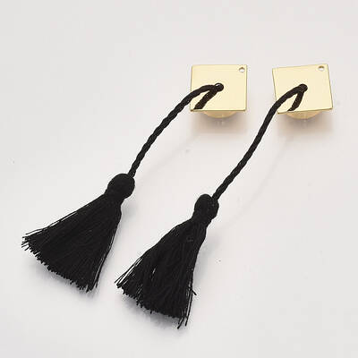 Polyester Tassel Big Pendants
