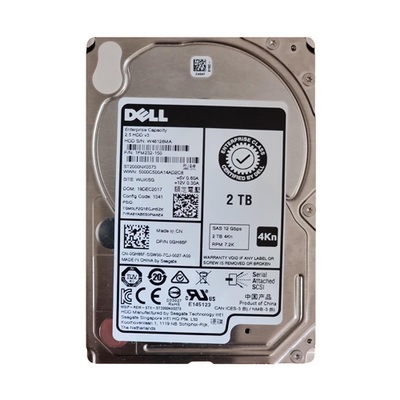 GH86F Dell 2TB 12Gb/s SAS 7200 2.5-Inch Hard Drive