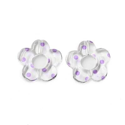 Transparent Printed Acrylic Beads
