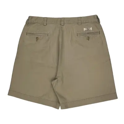 Polo By Ralph Lauren Shorts - 33W 8L Beige Cotton | Size: 33″ waist