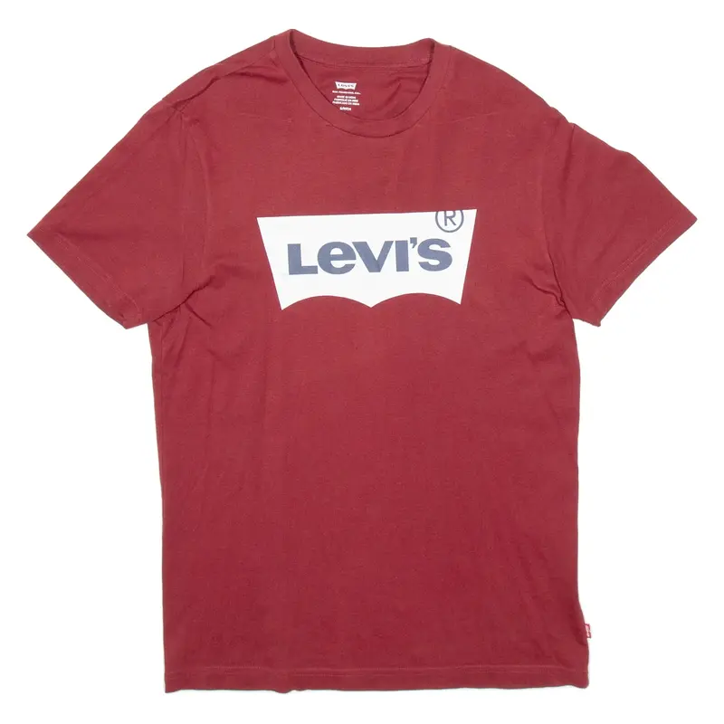 LEVI'S Mens T-Shirt Red S