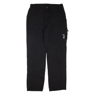 JACK WOLFSKIN Womens Trousers Black Regular Straight W34 L32