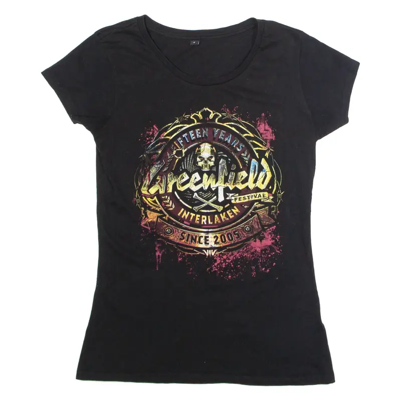 Greenfield Festival 2019 Womens Band T-Shirt Black S
