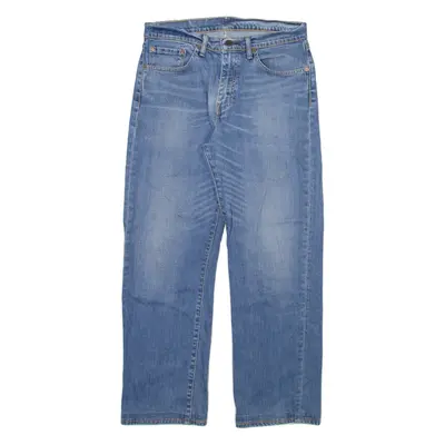 LEVI'S 751 Jeans Mens Blue Regular Straight Stone Wash W32 L28