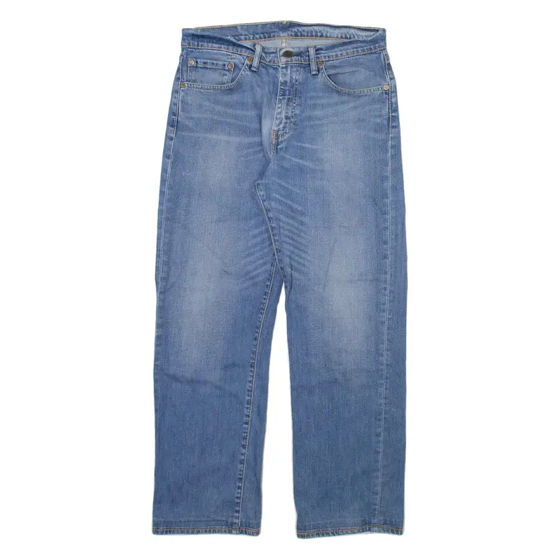 LEVI'S 751 Jeans Mens Blue Regular Straight Stone Wash W32 L28