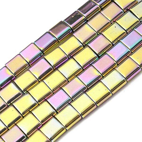 Electroplated Non-magnetic Synthetic Hematite Beads Strands