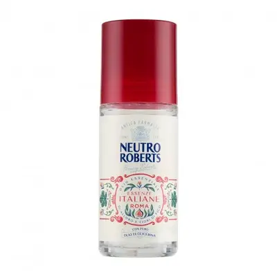 Neutro Roberts Italian Essences Rome - Roll-On Deodorant with Bay Leaf Essential Oil and Fig Flowers 50 ml