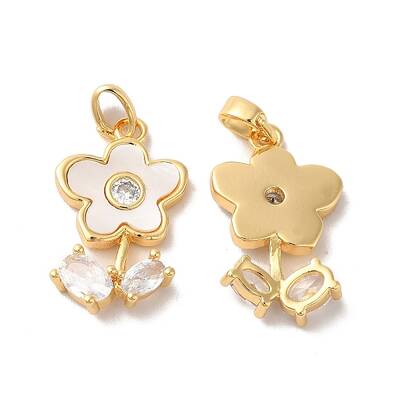 Brass Cubic Zirconia Pendants